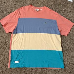 Lacoste Relaxed Fit Coral Tee